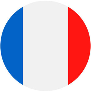 France - Round Flag Vector Flat Icon