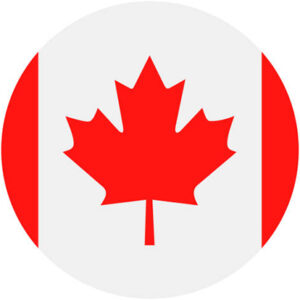 Canada - Round Flag Vector Flat Icon